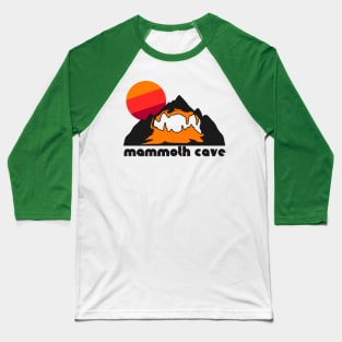 Retro Mammoth Cave ))(( Tourist Souvenir National Park Design Baseball T-Shirt